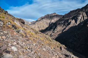 Hiking Toubkal, the Highest Peak in the High Atlas Mountains of Morocco