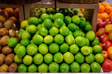 Lime for sale in the market