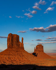 Mittens in monument valley