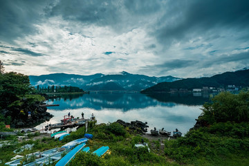Lake Kawaguchi and Mount Fuji