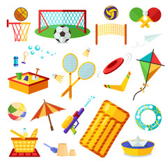 Summer holiday kids activity set