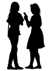 Beauty young girl in dress on white background