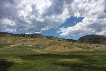 Fototapeta na wymiar Colorado Mountain Landscape Nature Rocky Mountain National Park Estes Park, CO