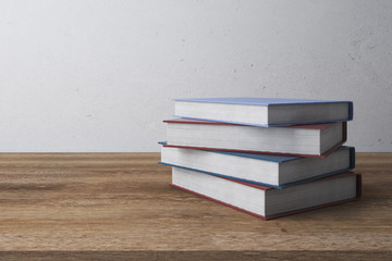 Stack of colorful books