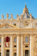 Fototapeta na wymiar Saint Peter Basilica in Vatican Rome