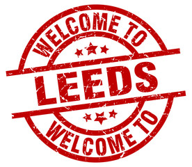 welcome to Leeds red stamp