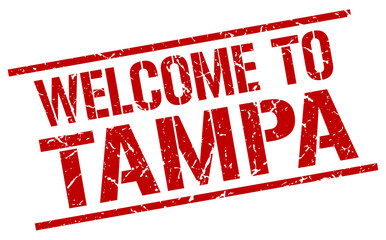 welcome to Tampa stamp