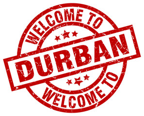 welcome to Durban red stamp