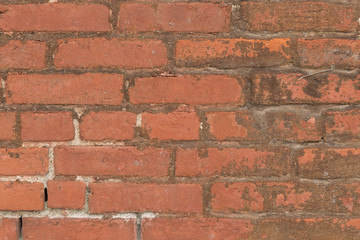 Red brick wall background