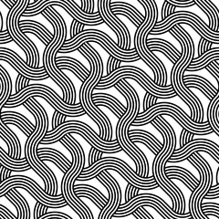 Design seamless monochrome zigzag pattern