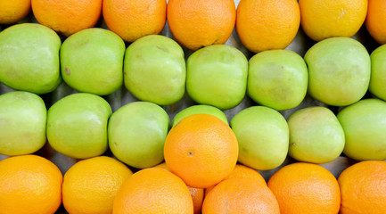 apples and oranges background