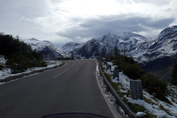 Gro&szlig;glockner Hochalpenstra&szlig;e im September