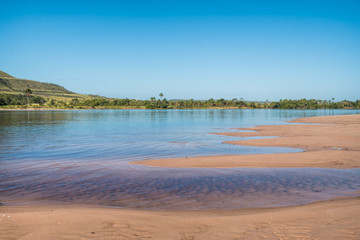 Mayupa island beach. Canaima National Park, Venezuela