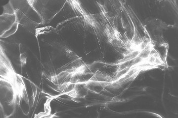 Isolated gray fog on the white background, smoky effect for photos and artworks. Overlay for photos.