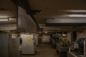 Machine room, lift plant room, 