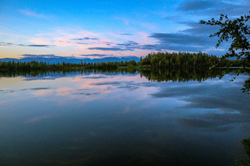 lake and sky
