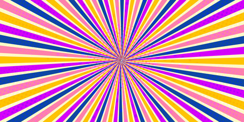 Vintage pop background. Banner vector illustration.