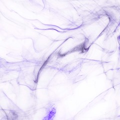 Isolated violet fog on the white background, smoky effect for photos and artworks. Overlay for photos.
