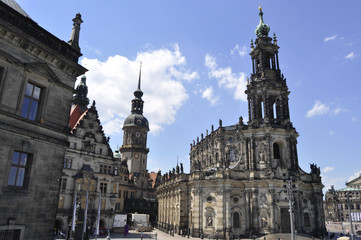 Fototapeta na wymiar Church in Dresden, Germany