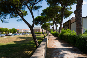 Around the tree-lined streets of Ravenna