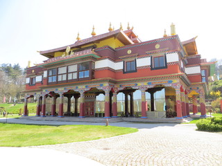 Obraz premium Buddhist temple in southern France