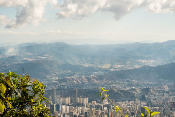 Caracas city view from Galipan, Venezuela