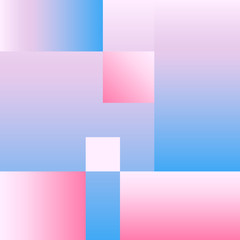 Fototapeta premium Vector Geometric Smooth blue pink gradient Background. Material Design
