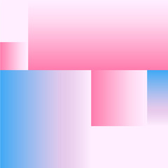 Fototapeta premium Vector Geometric Smooth blue pink gradient Background. Material Design