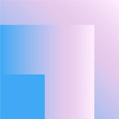Fototapeta premium Vector Geometric Smooth blue pink gradient Background. Material Design
