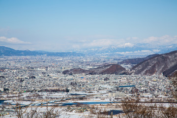 山 長野 雪 景色