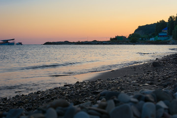 The beach in Tuapse