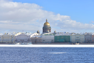 English embankment in St.Petersburg.