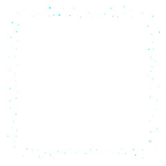 Blue, cyan, turquoise glitter stars confetti