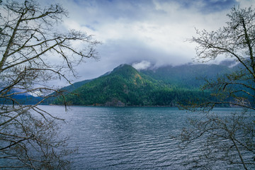 Cloudy Day At The Lake
