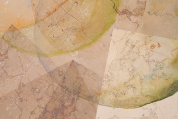 vintage paper background - geometric shapes - inspiration on old maps and geographic cards