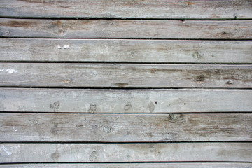 The natural surface of the wooden wall cladding at home.