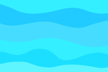 Abstract wavy wallpaper of the surface. Waved background. Cold colors. Pattern with lines and waves. Multicolored texture. Dinamic texture. Doodle for design