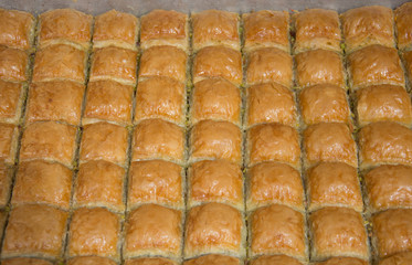 classic baklava with pistachios