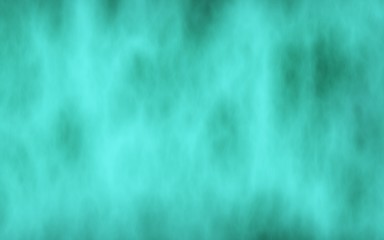 Background of abstract green color smoke. The wall of green fog. 3D illustration
