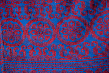 Cottage woolen blanket  from Romania, Bistrita,Milas