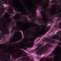 Pink foggy paper textures on black background, smoky effect for photos and artworks. Chaotic abstract background.