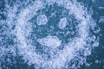 Obraz na płótnie Canvas ice background texture