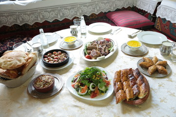 food in the restaurant
