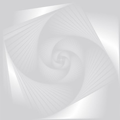 Light grey color tone, deep perspective swirl background.