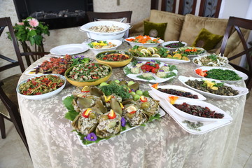 food in the restaurant