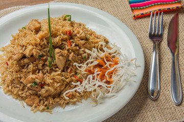 prato tipico peruano