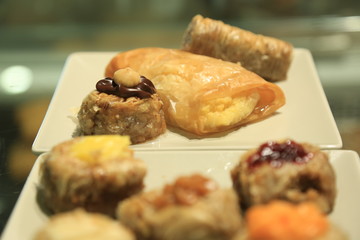 pancakes with mushrooms and cheese