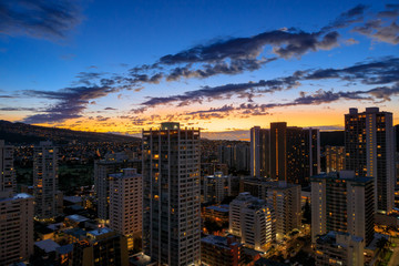 Naklejka premium ハワイ