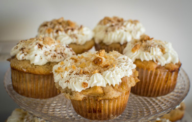 Holiday apple cupcakes