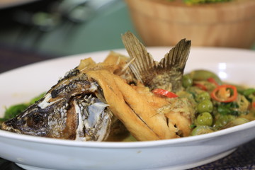 fish with sauce